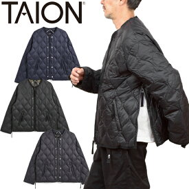 タイオン TAION-M65LSZBML-1SH ミリタリー M65 ライナーWジップ ショートダウンジャケット ソフトシェル MILITARY M65 LINER W-ZIP SHORT DOWN JACKET 800FP インナー タウンユース メンズ レディース ユニセックス 軍物 体温 撥水 保温 防寒 3カラー 国内正規 2025AW
