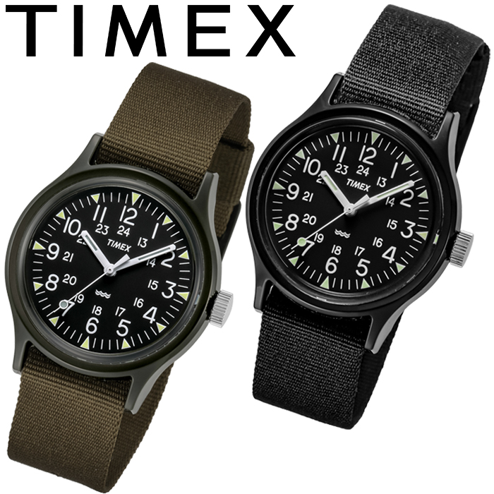 タイメックス TIMEX TW2R13800 TW2P88400 オリジナル キャンパー ウォッチ ORIGINAL CAMPER アナログ クォーツ  ベトナム ミリタリー アウトドア キャンプ メンズ レディース 生活防水 腕時計 復刻 2カラー 国内正規 2021SS | LOWBROW 