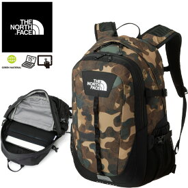 ザ・ノース・フェイス THE NORTH FACE NM72302 ホットショット HOT SHOT 27L リュック バックパック デイパック トレッキング アウトドア バッグ メンズ レディース パソコン収納 カモ 迷彩 撥水 耐久 登山 鞄 5カラー 国内正規 2024SS 10%OFF セール