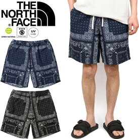 ザ・ノース・フェイス THE NORTH FACE NB42330 アロハベントショーツ ALOHA VENT SHORT バンダナ ペイズリー ショートパンツ アウトドア スポーティ メンズ レディース UVカット メッシュ構造 速乾 短パン 2カラー 国内正規 2023SS 20%OFF セール