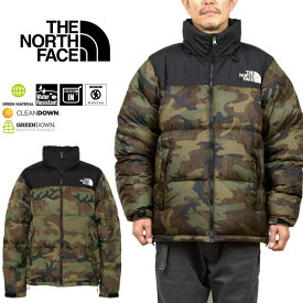 ザ・ノース・フェイス THE NORTH FACE ND92336 ノベルティー ヌプシジャケット NOVELTY NUPTSE JACKET ダウン アウトドア アウター メンズ レディース カモ 迷彩 撥水 防寒 保温 TF TNFカモ 国内正規 2023AW 20%OFF セール