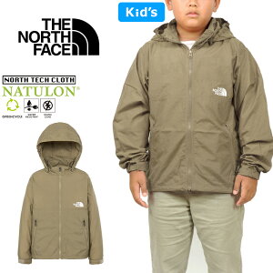 ザ・ノース・フェイス THE NORTH FACE NPJ22510 コンパクトジャケット キッズ COMPACT JACKET マウンテンパーカー ウインドブレーカー アウター アウトドア ジュニア 男の子 女の子 子供服 撥水 防風 軽