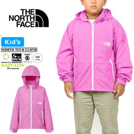 ザ・ノース・フェイス THE NORTH FACE NPJ72310 コンパクトジャケット キッズ COMPACT JACKET マウンテンパーカー ウインドブレーカー アウター アウトドア ジュニア 男の子 女の子 子供服 撥水 防風 軽量 100～150cm 8カラー 国内正規 2024SS 20%OFF セール