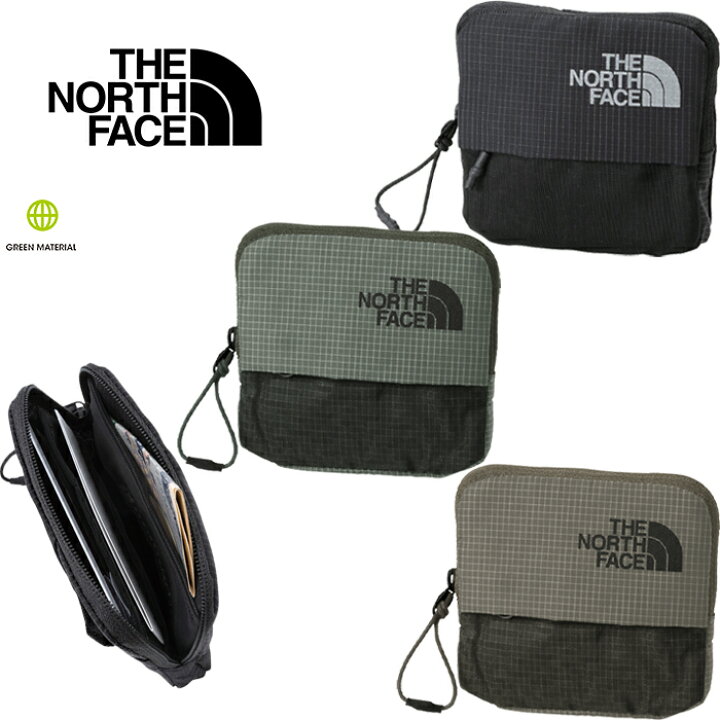 NM82460 THE NORTH コレクション FACE Hazy Wallet The North Face Hazy Wallet  NM82460 Size 9x9.5cm Grey Made in ザノースフェイス　コインケース　Hazy Wallet
