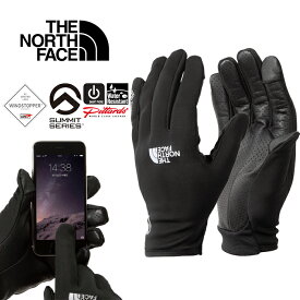 ザ・ノース・フェイス THE NORTH FACE NN62305 インフィニティ トレイル グローブ INFINITY TRAIL GLOVE ゴアテックス 手袋 スマートフォン対応 アウトドア メンズ レディース 皮革 やぎ革 撥水 防風 防寒 耐久 K ブラック 国内正規 2023AW 10%OFF セール