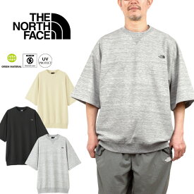 ザ・ノース・フェイス THE NORTH FACE NT12446 ハーフスリーブスウェットティー Tシャツ H/S SWEAT TEE トップス アウトドア メンズ レディース UVカット 速乾 裏毛 半袖 3カラー 国内正規 2024SS