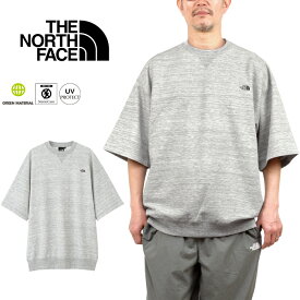 ザ・ノース・フェイス THE NORTH FACE NT12446 ハーフスリーブスウェットティー Tシャツ H/S SWEAT TEE トップス アウトドア メンズ レディース UVカット 速乾 裏毛 半袖 3カラー 国内正規 2024SS