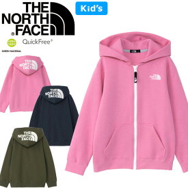 ザ・ノース・フェイス THE NORTH FACE NTJ62261 リアビュー フルジップ フーディー キッズ REARVIEW FULLZIP HOODIE スウェットパーカー アウトドア ジュニア 男の子 女の子 子供服 厚手 裏起毛 保温 速乾 100～150cm 3カラー 国内正規 2023AW 20%OFF セール