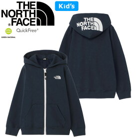 ザ・ノース・フェイス THE NORTH FACE NTJ62261 リアビュー フルジップ フーディー キッズ REARVIEW FULLZIP HOODIE スウェットパーカー アウトドア ジュニア 男の子 女の子 子供服 厚手 裏起毛 保温 速乾 100～150cm 3カラー 国内正規 2023AW 20%OFF セール