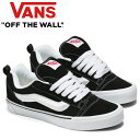 バンズ VANS VN0009QC6BT ニュースクール KNU SKOOL スウェード キックス シューズ スニーカー ローカット スケボー メンズ レディース ヴァンズ 靴 ブラック/トゥルーホワイト 国内正規