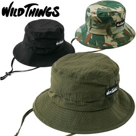 ワイルドシングス WILD THINGS WT23021SL グレイン リップ ハット GRAIN RIP HAT ナイロン リップストップ アドベンチャー バケット アウトドア キャンプ メンズ レディース ユニセックス UVケア 日焼け防止 登山 通気 撥水 軽量 帽子 3カラー 国内正規 30%OFF セール