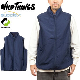 ワイルドシングス WILD THINGS WT23131AD サプレックス リバーシブル ベスト SUPPLEX REVERSIBLE VEST ナイロン フリース アウトドア アウター メンズ レディース 撥水 耐久 軽量 防寒 防風 保温 3カラー 国内正規 2023AW 20%OFF セール