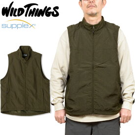 ワイルドシングス WILD THINGS WT24010AD ユーティリティベスト UTILITY VEST サプレックス ナイロン ジレ アウトドア トップス メンズ レディース UVカット 撥水 軽量 防風 2カラー 国内正規 2024SS