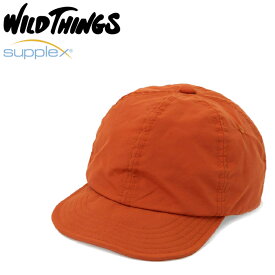 ワイルドシングス WILD THINGS WT25019SL サプレックスキャップ SUPPLEX CAP ナイロン アウトドア タウンユース メンズ レディース 撥水 防風 通気 軽量 帽子 5カラー 国内正規 2025SS 20%OFF セール