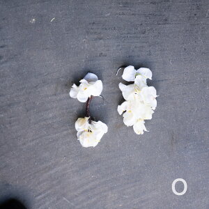 アーティフィシャルフラワーイヤーフック <Natural>-O 造花 アーティフィシャルフラワー アクセサリー ウェディング 前撮り 成人式 発表会 プレゼント ギフト