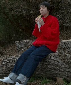 �J�[�f�B�K�� Knit Pullover (Red) �j�b�g�v���I�[�o�[ Massive Mohair Cardigan KGAW25-K07
