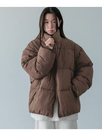 【SALE／52%OFF】エアサーマルスタンドヨークブルゾン LOWRYS FARM ローリーズファーム ジャケット・アウター ダウンジャケット・ダウンベスト ブラック ブラウン【RBA_E】【送料無料】[Rakuten Fashion]