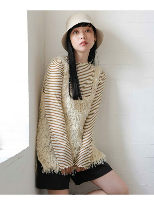 楽天市場】【SALE／30%OFF】2WAYフリンジフェザーノースリーブ LOWRYS 