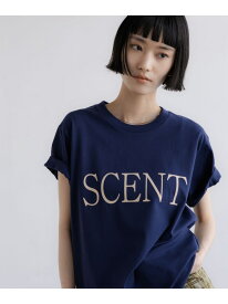 【SALE／29%OFF】ロゴTEE LOWRYS FARM ローリーズファーム トップス カットソー・Tシャツ ネイビー ホワイト ピンク【RBA_E】[Rakuten Fashion]
