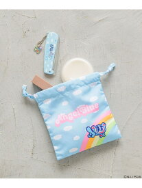【SALE／70%OFF】【ANGEL BLUE】キンチャクポーチ Me% ローリーズファーム 財布・ポーチ・ケース ポーチ ブルー【RBA_E】[Rakuten Fashion]
