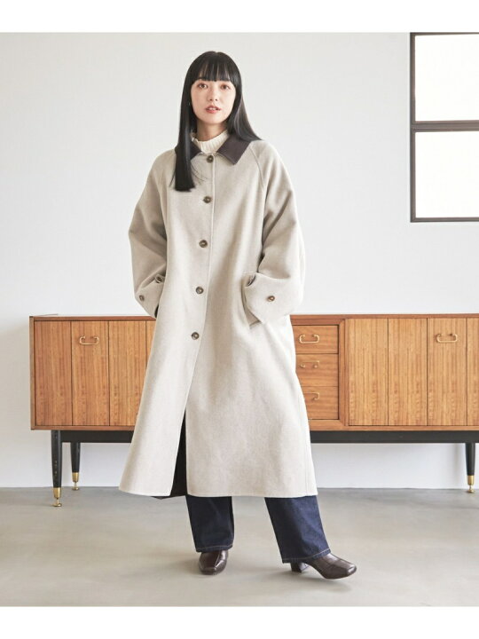 楽天市場】【SALE／50%OFF】(W)メリノWフェイスステンコート LOWRYS  