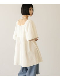 【SALE／20%OFF】ペプラムチュニックSS LOWRYS FARM ローリーズファーム トップス シャツ・ブラウス ブラック ホワイト【RBA_E】【送料無料】[Rakuten Fashion]