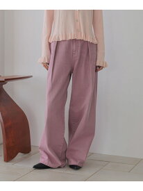 【SALE／30%OFF】タックワイドデニム LOWRYS FARM ローリーズファーム パンツ ジーンズ・デニムパンツ ブラウン ブラック パープル ブルー【RBA_E】【送料無料】[Rakuten Fashion]
