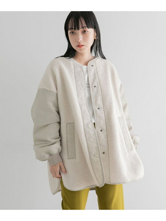 楽天市場】【SALE／30%OFF】(W)キリカエボアブルゾン LOWRYS FARM 