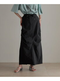 【SALE／50%OFF】ナイロンパラシュートスカート LOWRYS FARM ローリーズファーム スカート ロング・マキシスカート ブラック グレー パープル【RBA_E】[Rakuten Fashion]