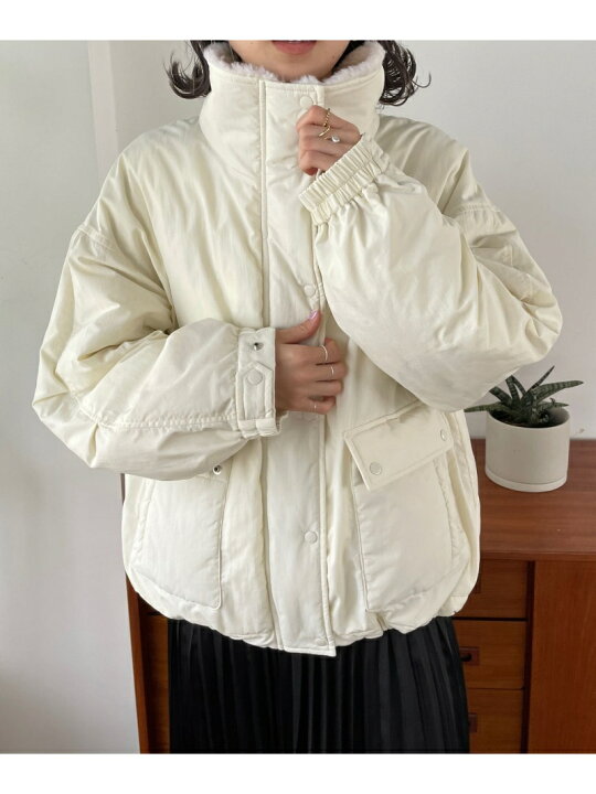 新品】 LOWRYSFARM ローリーズファーム BIGエリフライトブルゾン エリ 