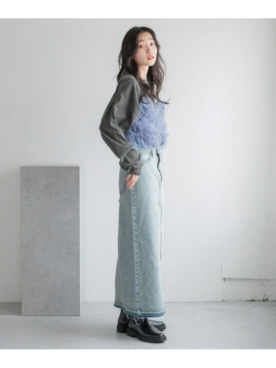 楽天市場】【SALE／50%OFF】CONE/デニムタイトロングスカート LOWRYS 