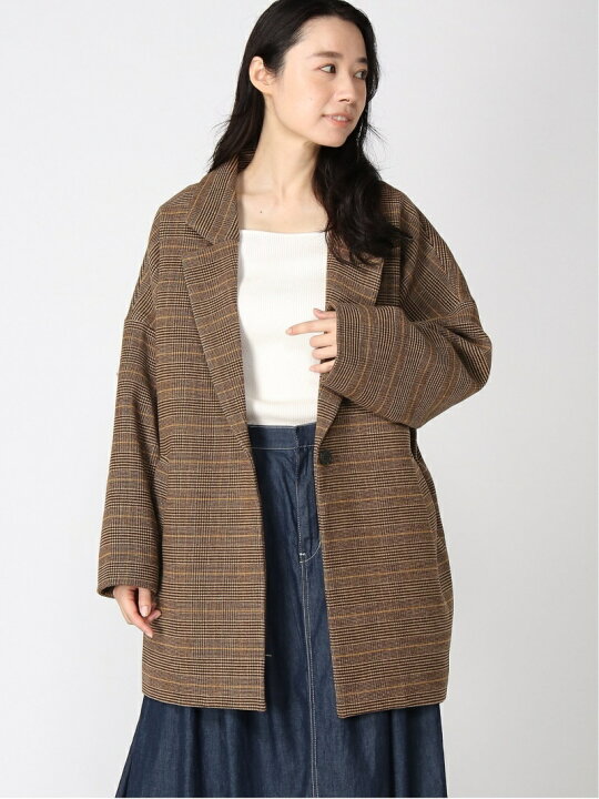 楽天市場】【SALE／20%OFF】ウールライクCHユルジャケット LOWRYS FARM 