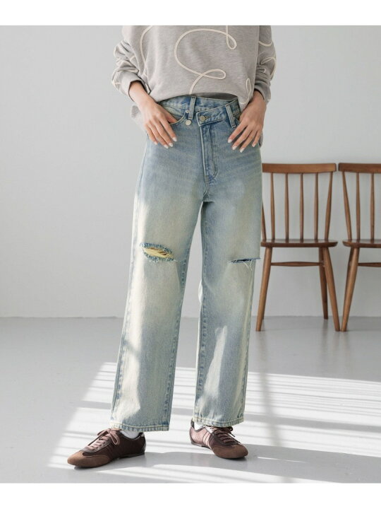 楽天市場】【SALE／65%OFF】CONE/アシメデニムパンツ LOWRYS FARM 