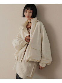 【SALE／30%OFF】2WAYナイロンブルゾン LOWRYS FARM ローリーズファーム ジャケット・アウター ブルゾン・ジャンパー ホワイト ブラック【RBA_E】【送料無料】[Rakuten Fashion]