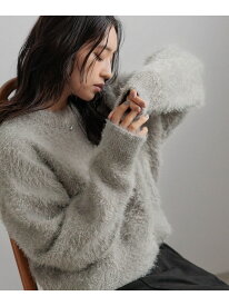 【SALE／10%OFF】シャギープルオーバーLS LOWRYS FARM ローリーズファーム トップス ニット グレー ホワイト ブラック【RBA_E】【送料無料】[Rakuten Fashion]