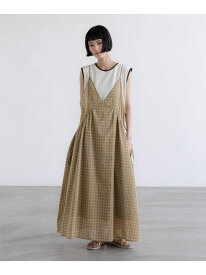 【SALE／30%OFF】チェックキャミワンピース LOWRYS FARM ローリーズファーム ワンピース・ドレス ワンピース ホワイト ブラウン イエロー【RBA_E】【送料無料】[Rakuten Fashion]