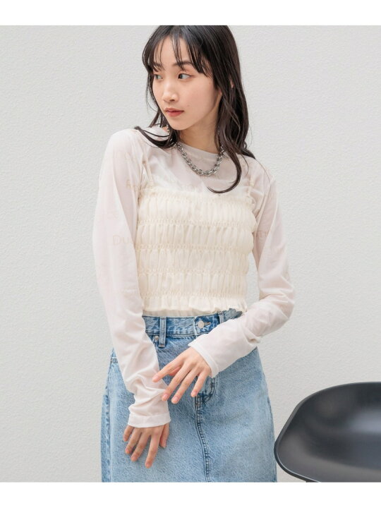 楽天市場】【SALE／50%OFF】レイヤードチュール2P LOWRYS FARM 
