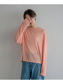 USEFULシアープルオーバー LOWRYS FARM ローリーズファーム トップス カットソー・Tシャツ ブラック ホワイト イエロー グレー ピンク ブルー ブラウン ベージュ[Rakuten Fashion]