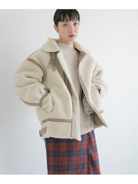 楽天市場】【SALE／50%OFF】B3ボアジャケット LOWRYS FARM ローリーズ 