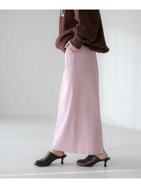 【ロング丈販売開始】カットリブタイトスカート LOWRYS FARM ローリーズファーム スカート ロング・マキシスカート ホワイト グレー ブラウン ピンク レッド オレンジ イエロー グリーン ブラック【送料無料】[Rakuten Fashion]