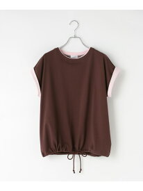 【SALE／30%OFF】ハイショクドロストSS LOWRYS FARM ローリーズファーム トップス カットソー・Tシャツ ブラック ホワイト ブラウン【RBA_E】[Rakuten Fashion]
