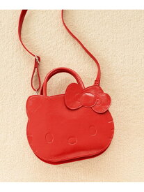 【HELLO KITTY】DOTボストンBAG LOWRYS FARM ローリーズファーム バッグ ハンドバッグ ホワイト ブラック レッド【送料無料】[Rakuten Fashion]