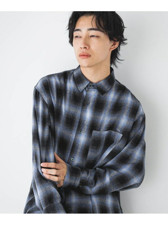 楽天市場】【UNISEX】オンブレキモウチェックシャツ LOWRYS FARM 