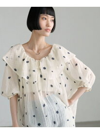 【SALE／50%OFF】シシュウミニワンピースSS LOWRYS FARM ローリーズファーム トップス その他のトップス ホワイト【RBA_E】【送料無料】[Rakuten Fashion]