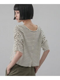 【SALE／20%OFF】ショルダーパフカーディガン5S LOWRYS FARM ローリーズファーム トップス カットソー・Tシャツ ブラック レッド ホワイト ブルー【RBA_E】[Rakuten Fashion]