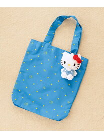 【HELLO KITTY】DOTエコBAG LOWRYS FARM ローリーズファーム バッグ エコバッグ・サブバッグ ブラウン ホワイト ブラック レッド[Rakuten Fashion]