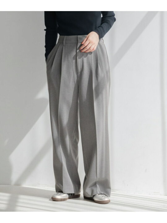 楽天市場】【SALE／50%OFF】ウールチョウワイドパンツ LOWRYS FARM 