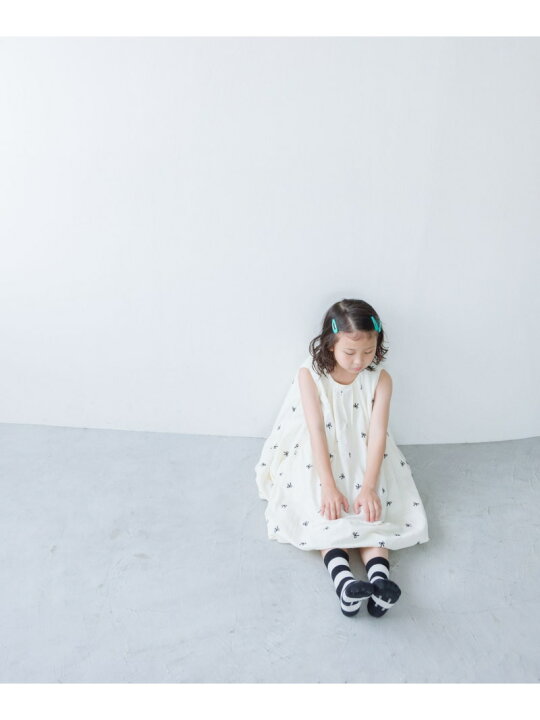 楽天市場】【SALE／20%OFF】リボンシシュウノースリーブワンピース 