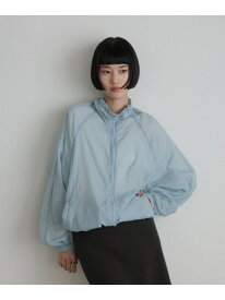 シアーブルゾン LOWRYS FARM ローリーズファーム トップス シャツ・ブラウス イエロー ブルー【送料無料】[Rakuten Fashion]
