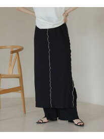 【SALE／50%OFF】カットメロータイトスカート LOWRYS FARM ローリーズファーム スカート ロング・マキシスカート ホワイト グレー グリーン ブラック【RBA_E】[Rakuten Fashion]